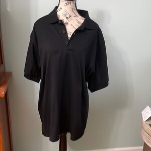 Unisex Black Polo Shirt